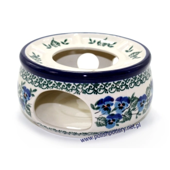 Podgrzewacz Ø13cm dek. 2273X Niebieskie Bratki